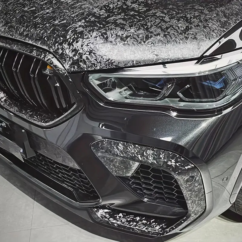 Black Forged Carbon Fiber Viny - Air Bubble Wrap Roll Packaging 评论和价格