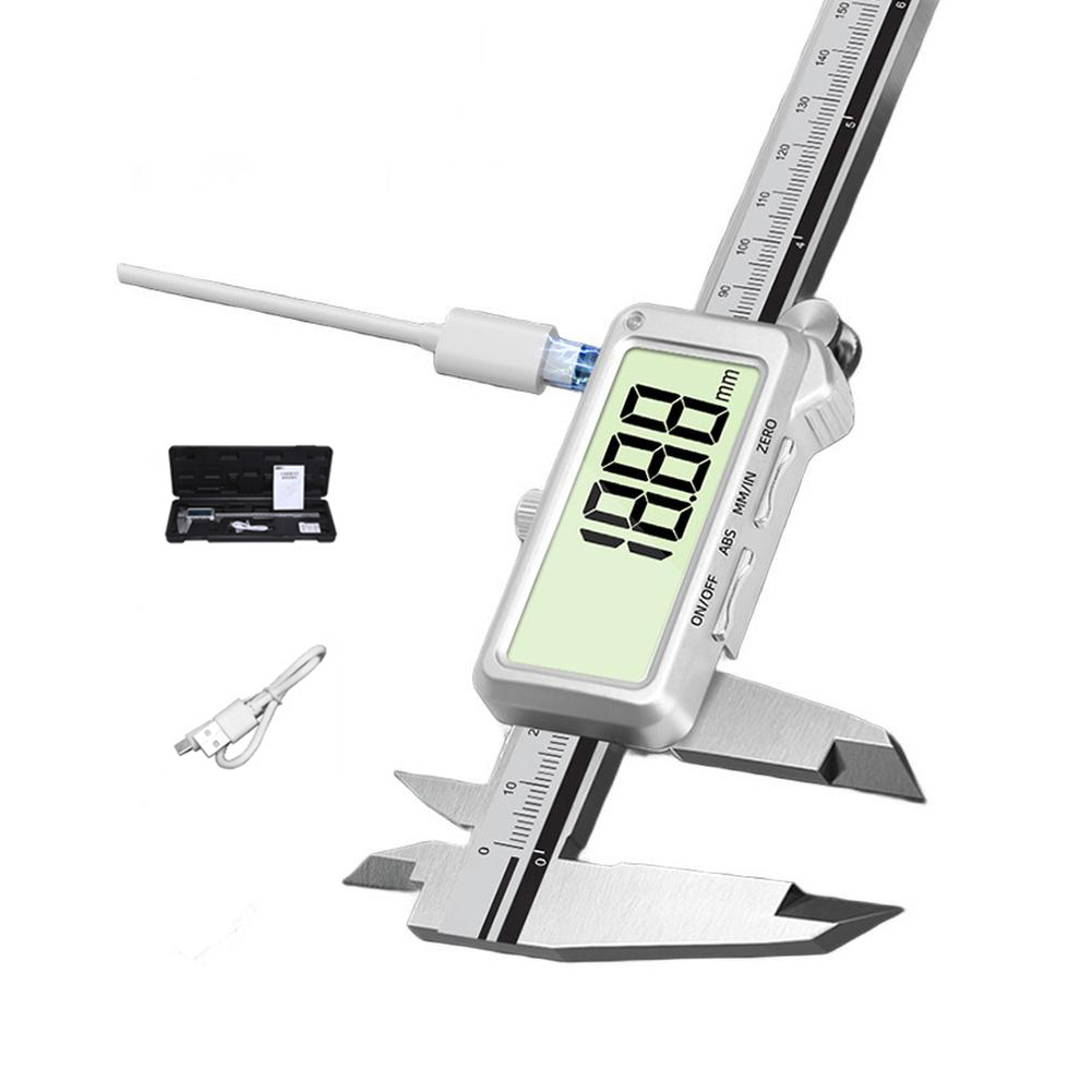 Rechargeable Digital Vernier C - Digital Caliper 150Mm Stainless Steel 评论和价格