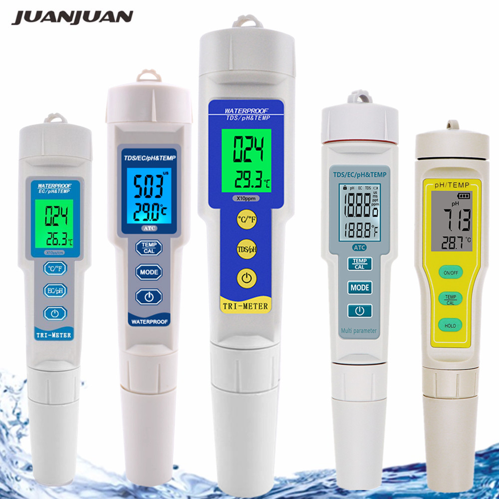 Professional 4 IN 1 TDS PH EC  - Ph Meter Digital Water Tester 评论和价格