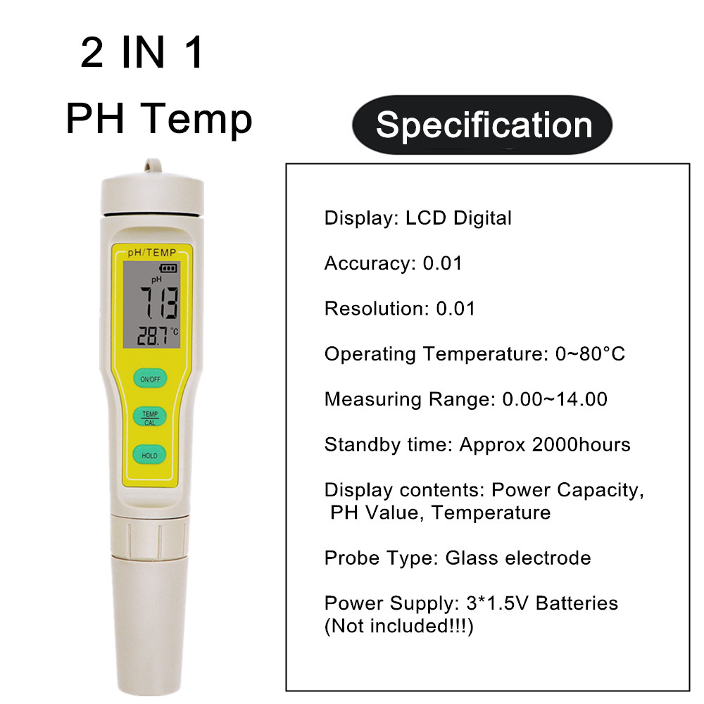 Professional 4 IN 1 TDS PH EC  - Ph Meter Digital Water Tester 评论和价格